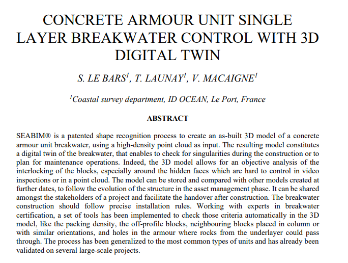 ICE breakwaters scientific paper